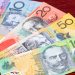 Banknotes from Australia - Dollars a business background